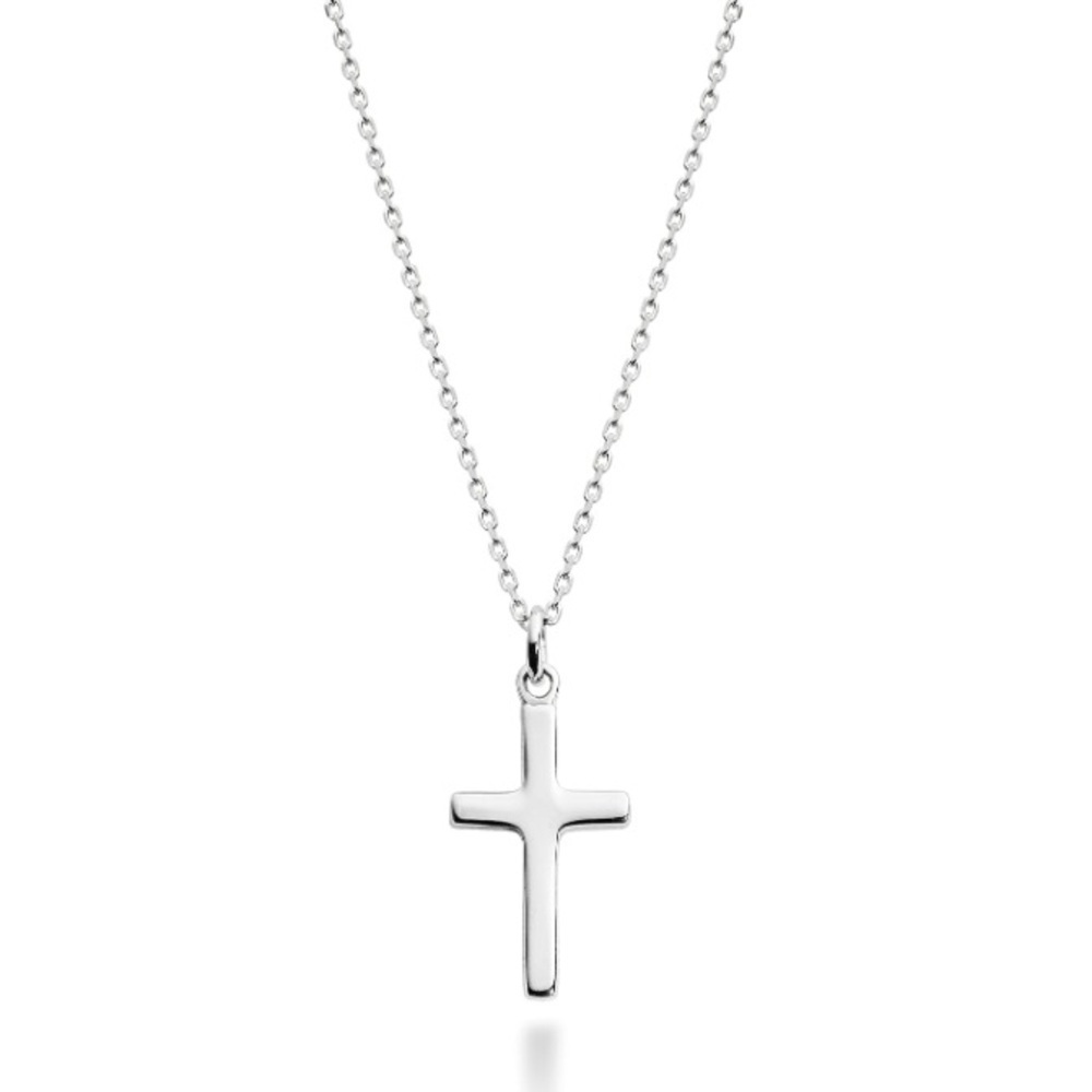 Women’s Silver Cross Necklace Sterling Silver Cross Necklace for Women Girls